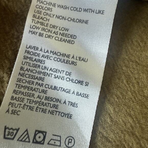 FREE PEOPLE Mariposa Mini Skirt Cocoa Utility Cotton Pockets Boho Size Small - Picture 7 of 8